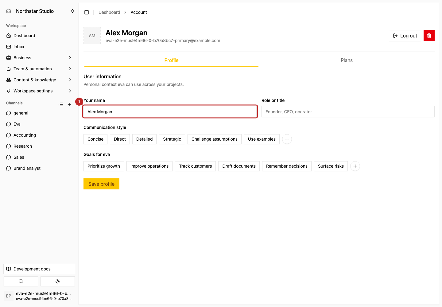 Result: Open Account