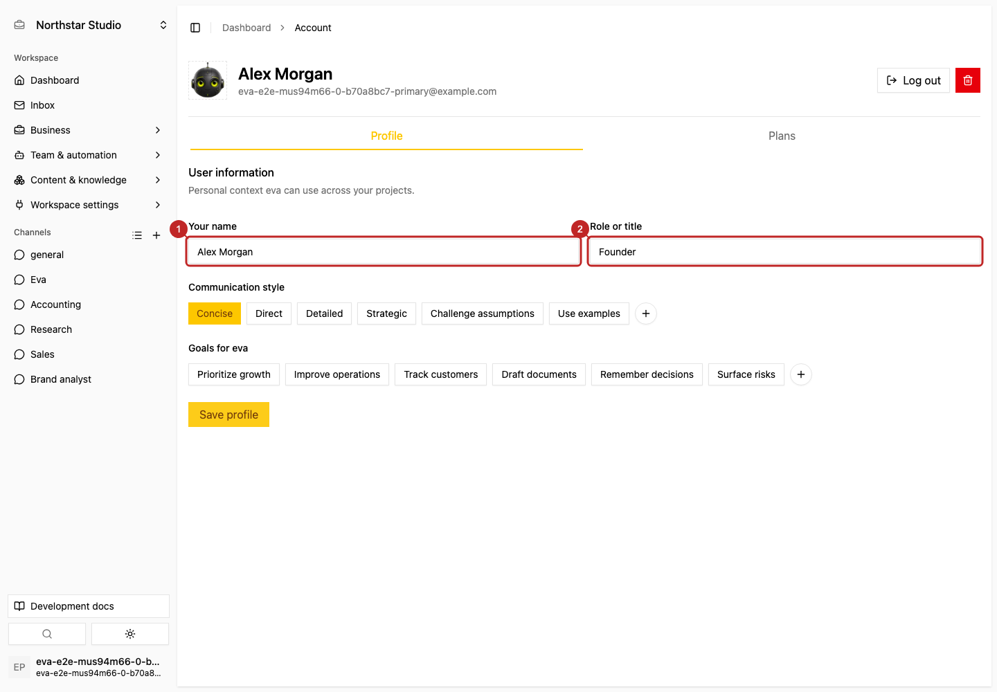 Result: Save and verify