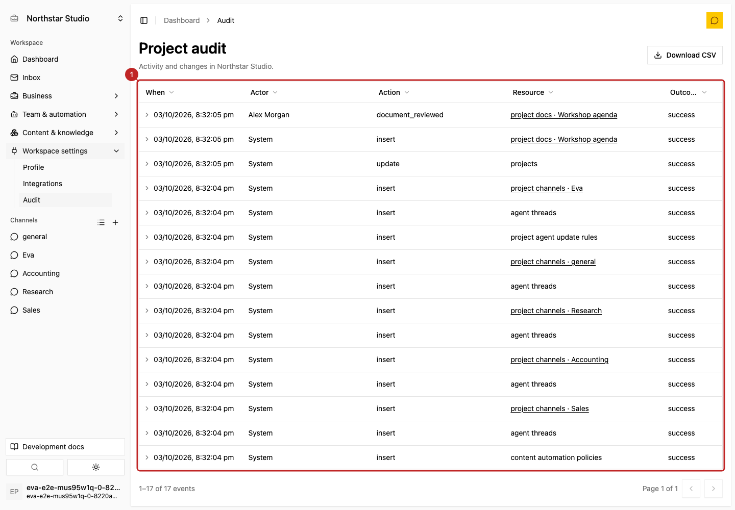 Result: Open Audit